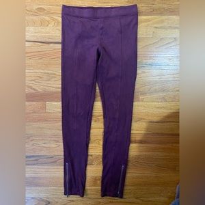 Express suede leggings